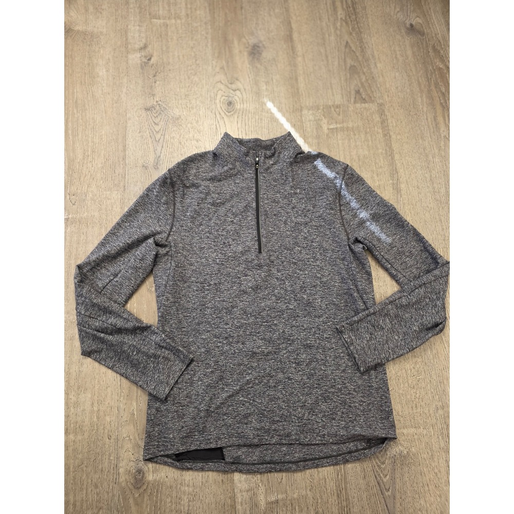 Lululemon Metal Vent Tech 1/2 Zip 2.0 Pullover Grey Space Dye Heathered Size M